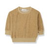 Mosterdgele sponsen sweater - Stefano havana